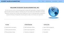 Desktop Screenshot of eckertsales.com